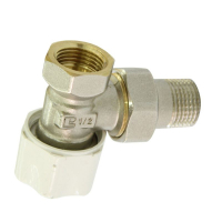 Вентиль регулирующий 1/2" угловой RS102 Luxor