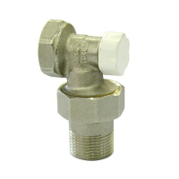 Вентиль запорный 1/2" угловой DS122 Luxor