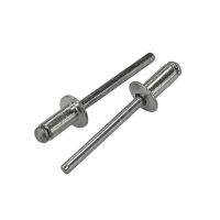 Заклепка вытяжная алюминий-сталь 4,8*8 (15шт) 106913