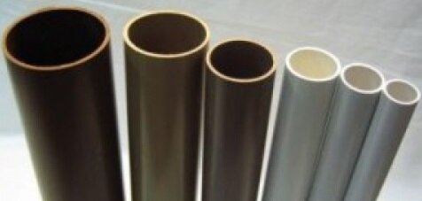 Трубы разных цветов и диаметров