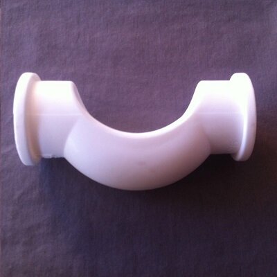 фото обвод соединительный полипропиленовый белый