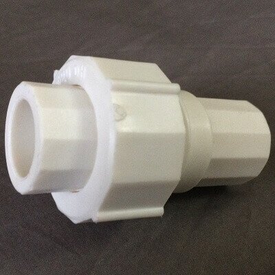фото полипропиленовый обратный клапан белый