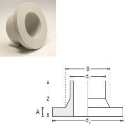 Бурт полипропиленовый чертеж
